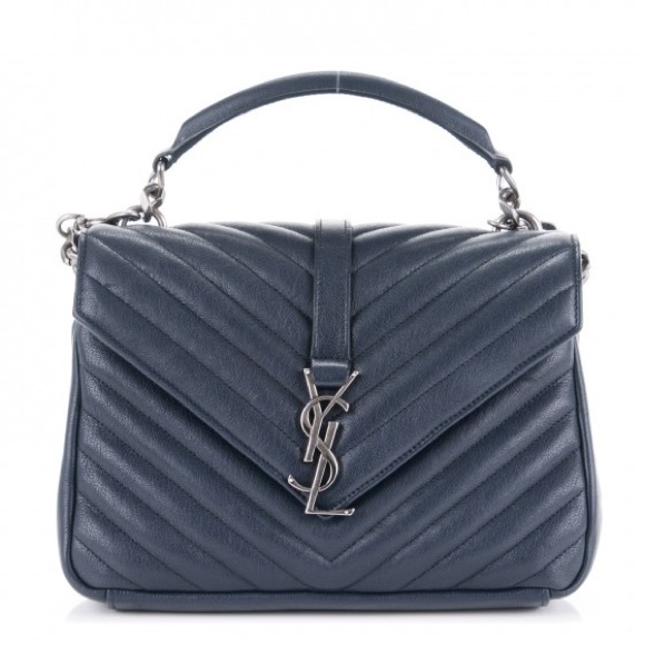 ysl navy bag